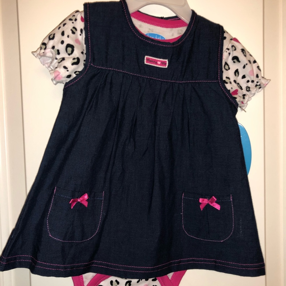 Baby Girls 2 piece set cheetah print